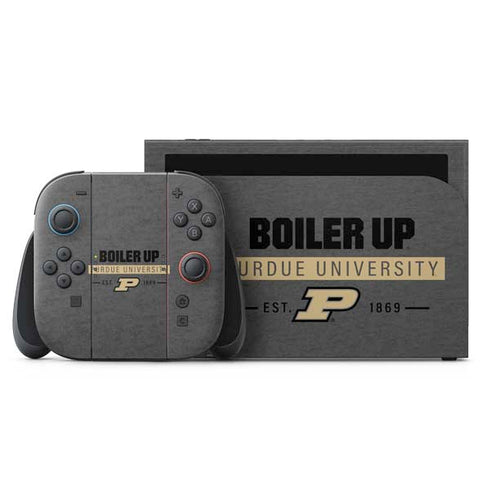 Purdue University Purdue University Boiler Up Nintendo Switch 2 (2025) with Joy-Con Skin